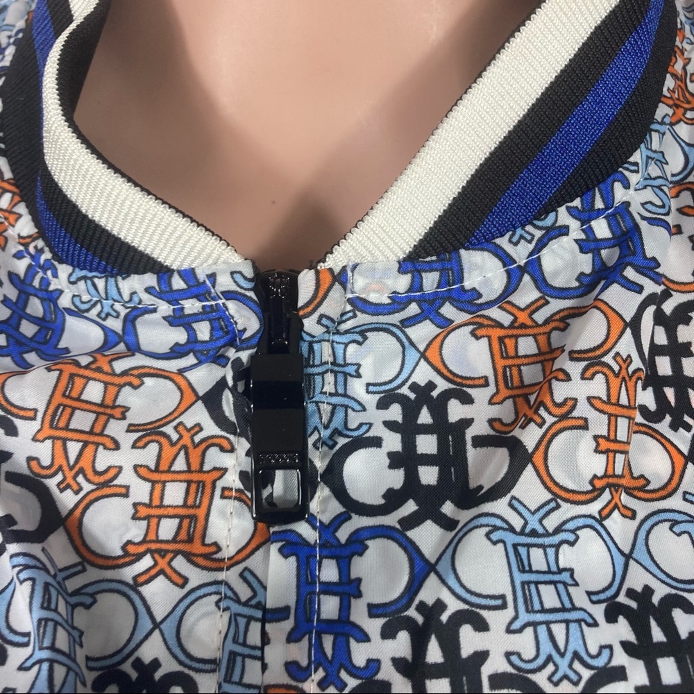 Emilio Pucci Logo Printed Bomber Jacket Multicolor - Picture 11 of 17